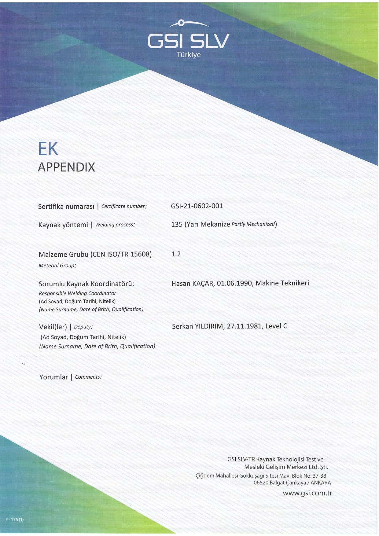 Sertifika 7